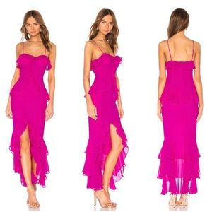 Lovers and Friends Melissa Gown in Magenta